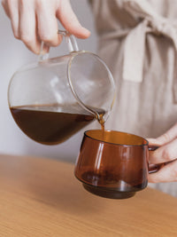 Photo of KINTO SEPIA Cup (270ml/9oz) ( ) [ KINTO ] [ Coffee Glasses ]