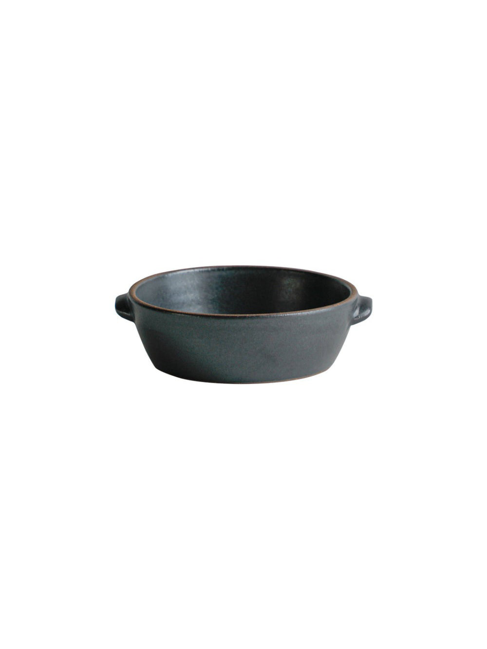 Photo of KINTO TERRA Grill Dish (⌀145mm/5.7in) ( Black ) [ KINTO ] [ Bowls ]