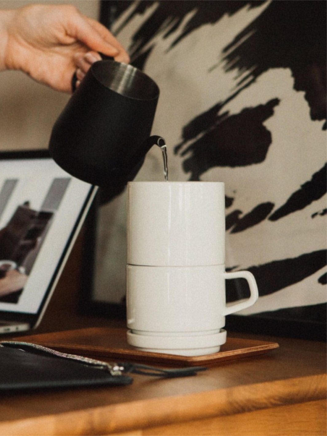 KINTO FARO Coffee Dripper and Mug (230ml/7.8oz)