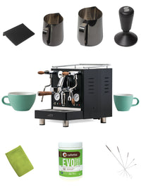 Photo of LUCCA M58 Dual Boiler Espresso Machine ( Black Feijoa (green) ) [ LUCCA ] [ Espresso Machines ]
