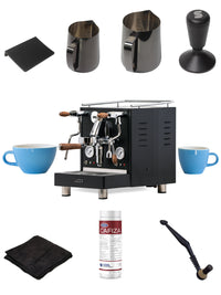 Photo of LUCCA M58 Dual Boiler Espresso Machine ( Black Kokako (blue) ) [ LUCCA ] [ Espresso Machines ]