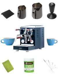 Photo of LUCCA X58 Espresso Machine ( Black Kokako (blue) ) [ LUCCA ] [ Espresso Machines ]