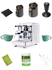 Photo of LUCCA X58 Espresso Machine ( Stainless Steel Feijoa (green) ) [ LUCCA ] [ Espresso Machines ]
