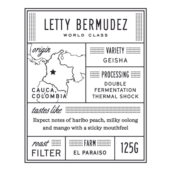 Photo of Manhattan - Letty Bermudez, Colombia, double fermentation thermal shock ( 125g ) [ Manhattan Coffee Roasters ] [ Coffee ]