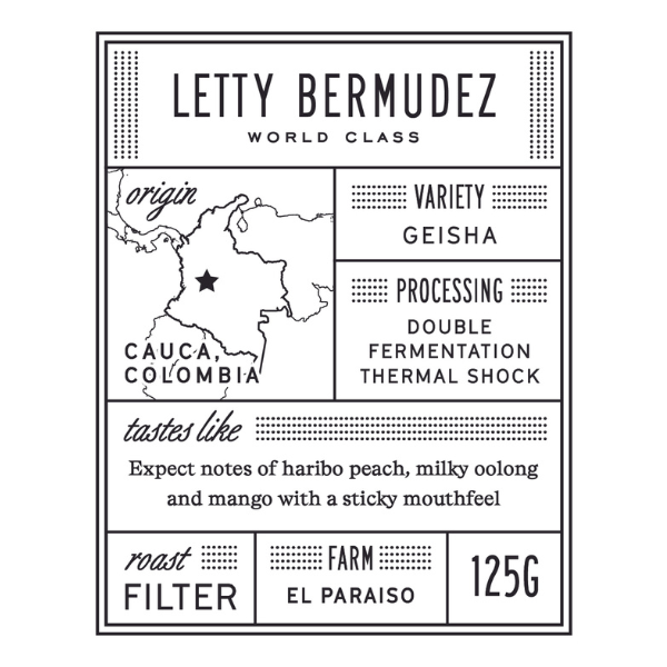 Photo of Manhattan - Letty Bermudez ( 125g ) [ Manhattan Coffee Roasters ] [ Coffee ]