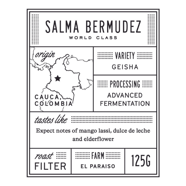 Photo of Manhattan - Salma Bermudez (125g) ( Default Title ) [ Manhattan Coffee Roasters ] [ Coffee ]