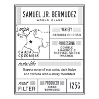 Photo of Manhattan - Samuel Bermudez, Jr. (125g) ( Default Title ) [ Manhattan Coffee Roasters ] [ Coffee ]