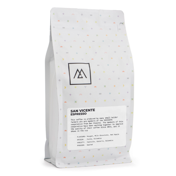 Photo of Monogram - San Vicente Espresso: Washed, Colombia (300g) ( Default Title ) [ Monogram ] [ Coffee ]