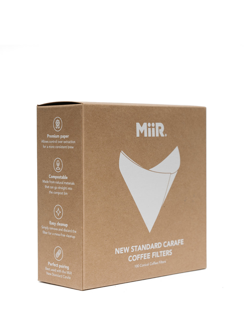 Photo of MiiR New Standard Carafe Coffee Filters (100-Pack) ( ) [ MiiR ] [ Other ]