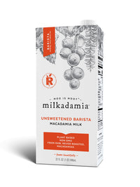 Photo of MILKADAMIA Unsweetened Barista Macadamia M*lk (Single Carton) ( Default Title ) [ Milkadamia ] [ Alternative Milks ]