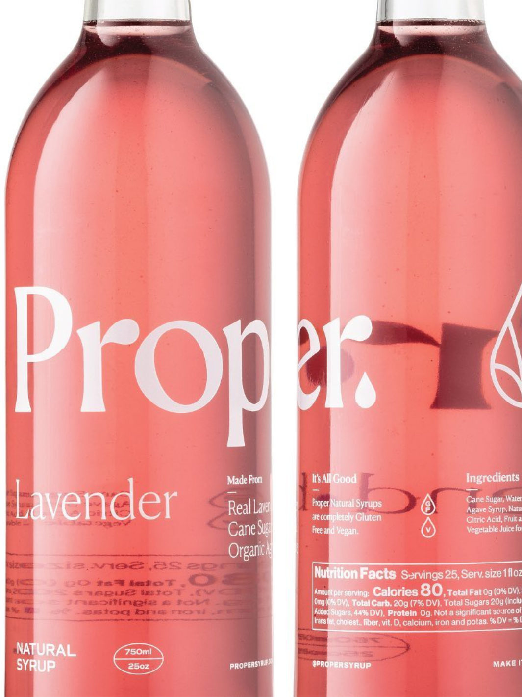 PROPER Lavender Syrup (750ml/25oz) (12-Pack)