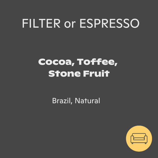 Photo of Roasti - Brazilian Yellow Bourbon: Natural, Brazil (354g) ( ) [ Roasti Coffee ] [ Coffee ]
