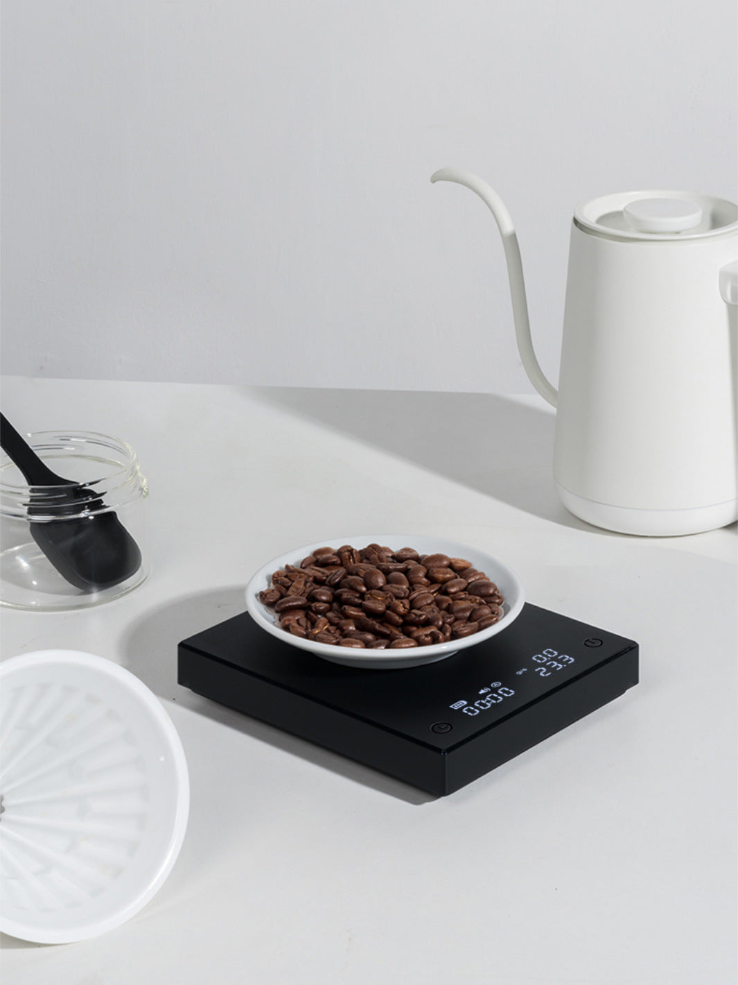 Timemore Black Mirror Basic Coffee Scale White