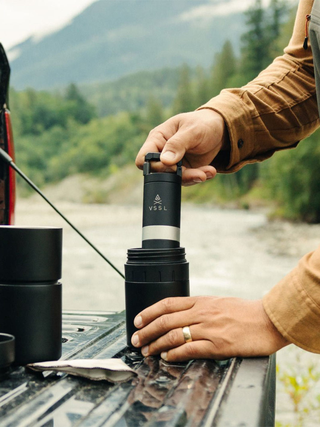 Java press shop coffee grinder