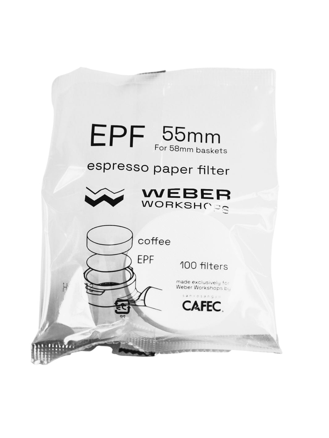 WEBER WORKSHOPS (EPF) Espresso Paper Filter (100-Pack)