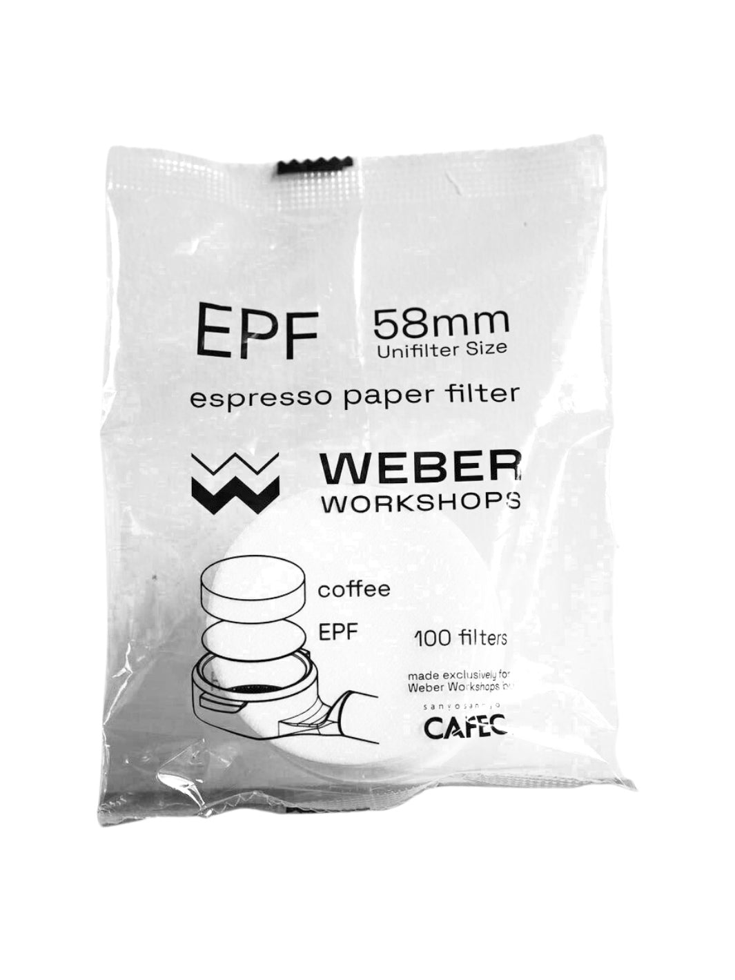 WEBER WORKSHOPS (EPF) Espresso Paper Filter (100-Pack)