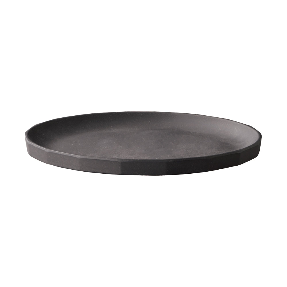 Photo of KINTO ALFRESCO Plate (250mm) ( Black ) [ KINTO ] [ Plates ]