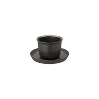Photo of KINTO LEAVES TO TEA Cup & Saucer 160ml ( Black ) [ KINTO ] [ Tea Glasses ]
