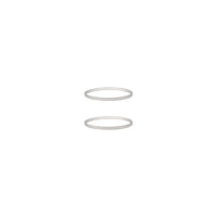 Photo of KINTO BONBO silicone ring set of 2 ( Clear ) [ KINTO ] [ Parts ]