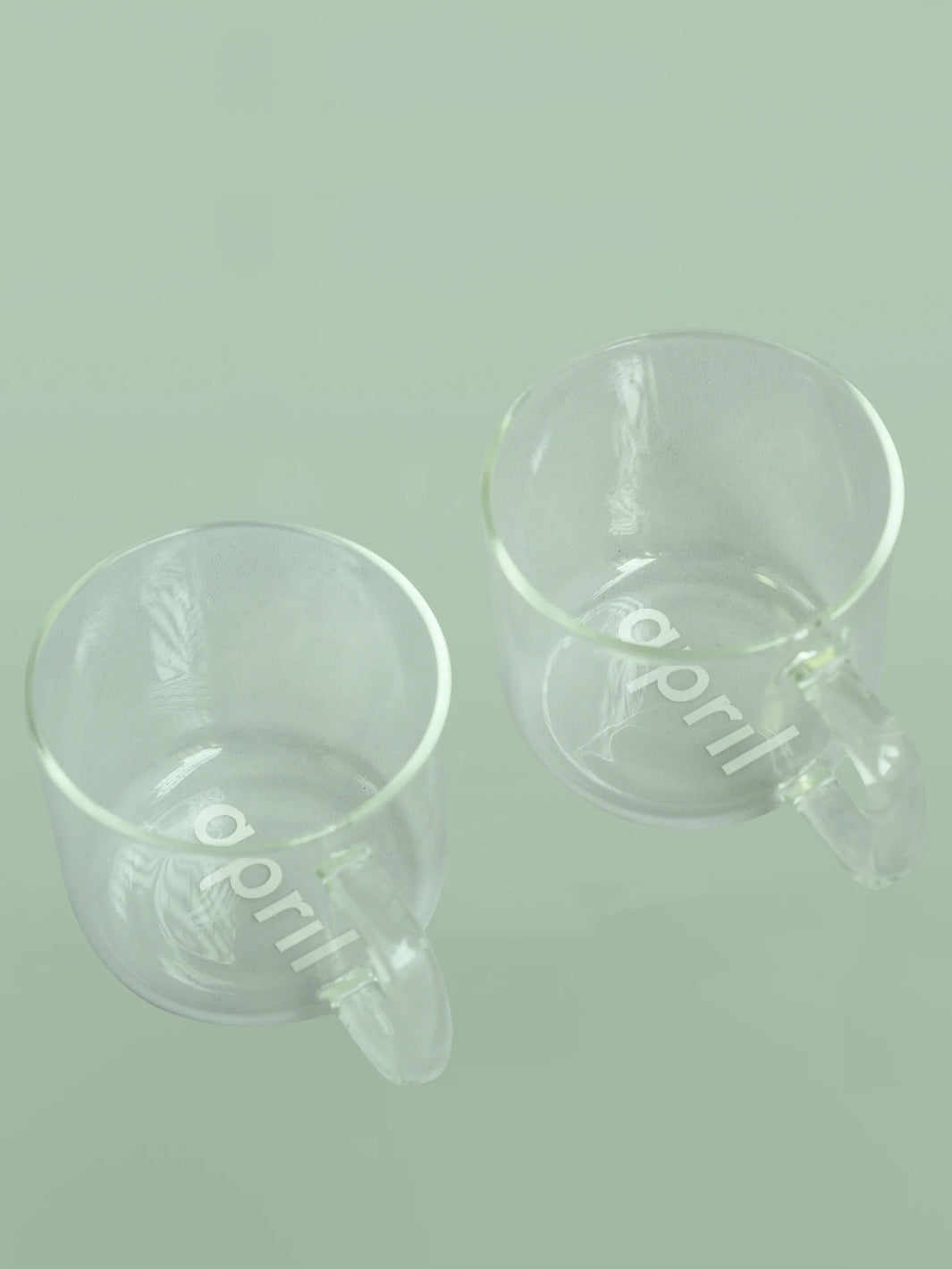 APRIL Glass Mugs (2-Pack)