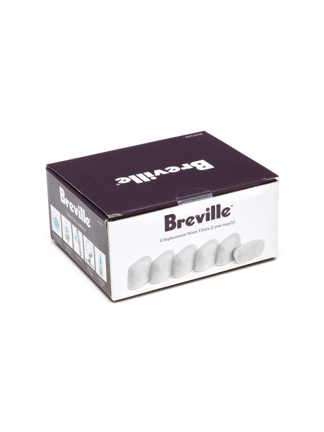 BREVILLE Replacement Water Filters (6-Pack)