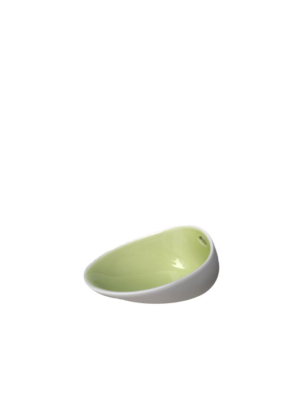 Photo of COOKPLAY Jomon Mini Bowl-Plate (10x8cm/4x3.15in) ( Glazed Green ) [ Cookplay ] [ Bowls ]