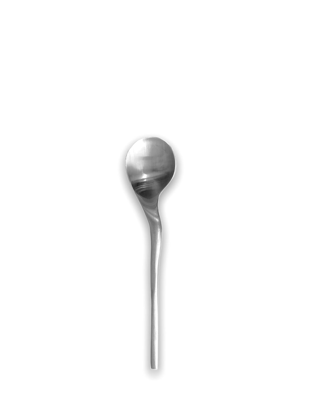 Photo of COOKPLAY Rama Dessert Spoon (16.5x3.5cm/6.5x1.4in) ( Matte Silver 4-Pack ) [ Cookplay ] [ Cutlery ]