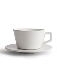 Photo of CREATED CO. Angle Cappuccino & Small Latte Saucer (Saucer Only) ( ) [ Created Co. ] [ Coffee Cups ]