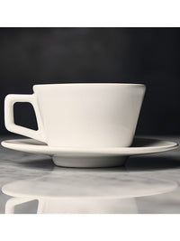 Photo of CREATED CO. Angle Cappuccino & Small Latte Saucer (Saucer Only) ( ) [ Created Co. ] [ Coffee Cups ]