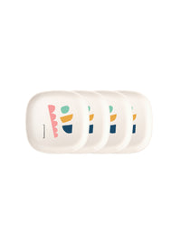 Photo of EKOBO Gusto Side Plate Set (Colour Series - 4 plates) ( Default Title ) [ EKOBO ] [ Plates ]