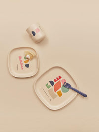 Photo of EKOBO Gusto Medium Plate Set (Colour Series - 4 plates) ( ) [ EKOBO ] [ Plates ]
