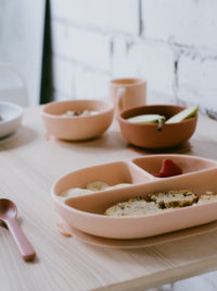 Photo of EKOBO Bambino Silicone Divided Plate with Suction Foot ( ) [ EKOBO ] [ Plates ]