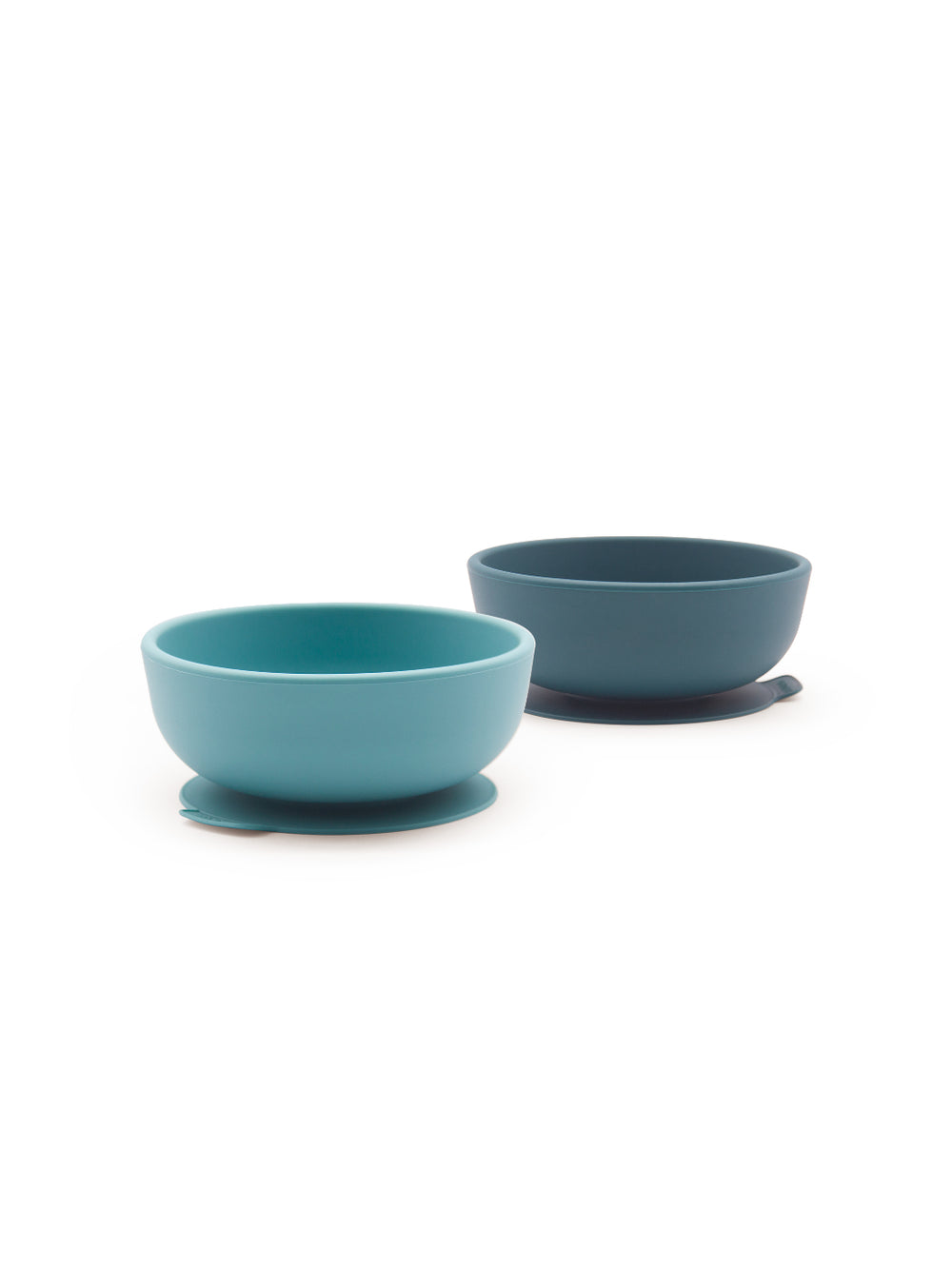 Photo of EKOBO Bambino Silicone Suction Bowl Set (2 bowls) ( Blue Abyss / Lagoon ) [ EKOBO ] [ Bowls ]