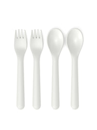 Photo of EKOBO Go Cutlery Set (2 x fork & spoon) ( Cloud ) [ EKOBO ] [ Cutlery ]
