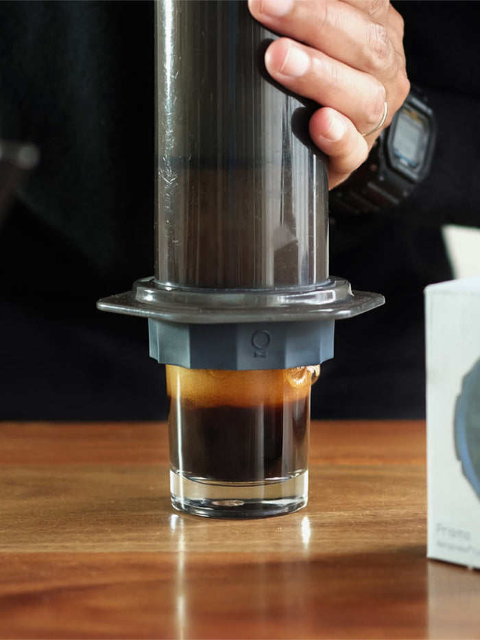 Fellow Prismo Attachment For AeroPress - Brew Espresso-Style Coffee & No-Drip Immersion, Reusable Filter