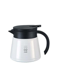 Photo of HARIO V60-02 Insulated Stainless Steel Server (550ml/18.5oz) ( White ) [ HARIO ] [ Decanters ]