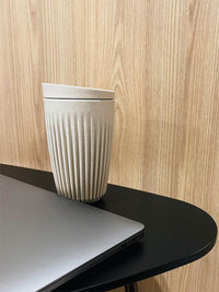 Photo of HUSKEE Cup + Lid (12oz/355ml) (Zero Waste) ( ) [ Huskee ] [ Coffee Cups ]