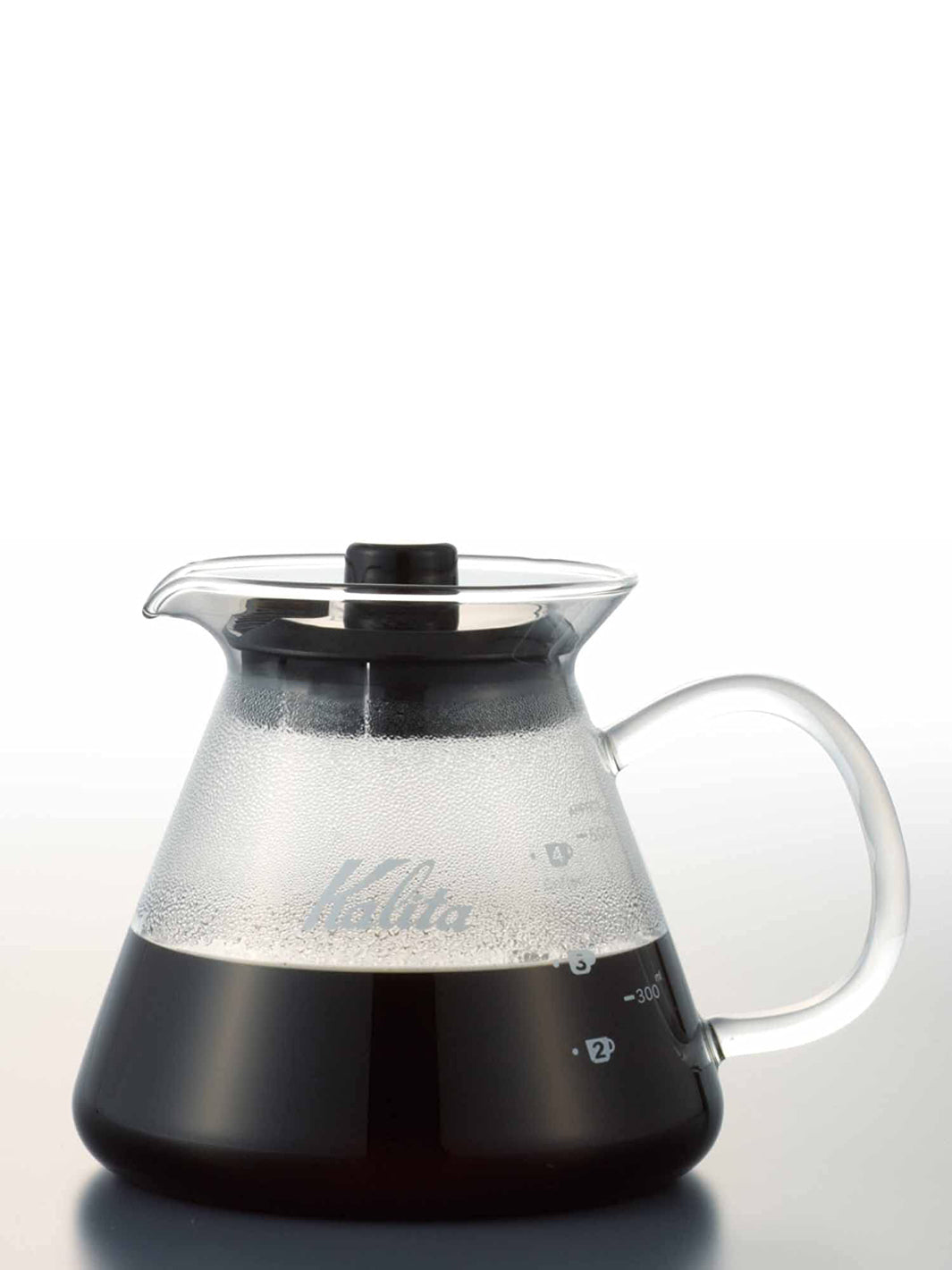 Kalita (Carita) Coffee Server I Pour Over Carafe I 500ml (17oz) I Pot Fits  Kalita Drippers I Heat Resistant Glass I Made in Japan I, Single Cup, Clear