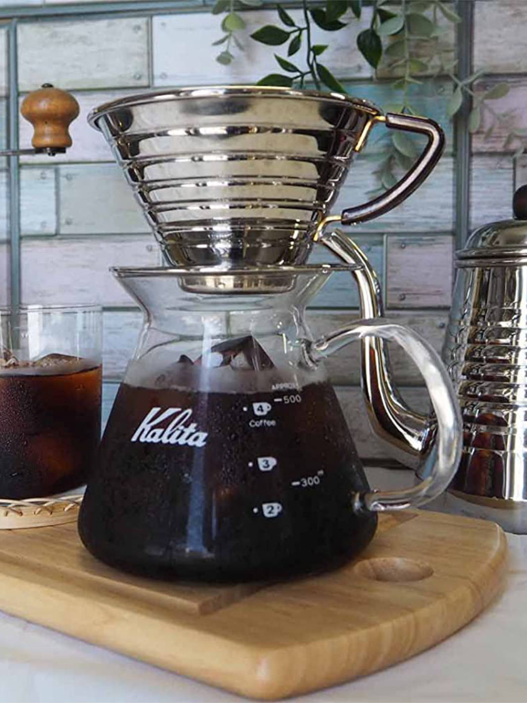 KALITA Wave Glass Server (500ml/17oz)