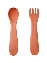 Photo of KINTO BONBO Spoon & Fork ( Orange ) [ KINTO ] [ Cutlery ]
