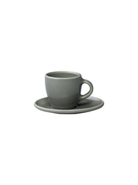 Photo of KINTO TOPO Cup & Saucer (80ml/2.7oz) ( Grey ) [ KINTO ] [ Coffee Cups ]
