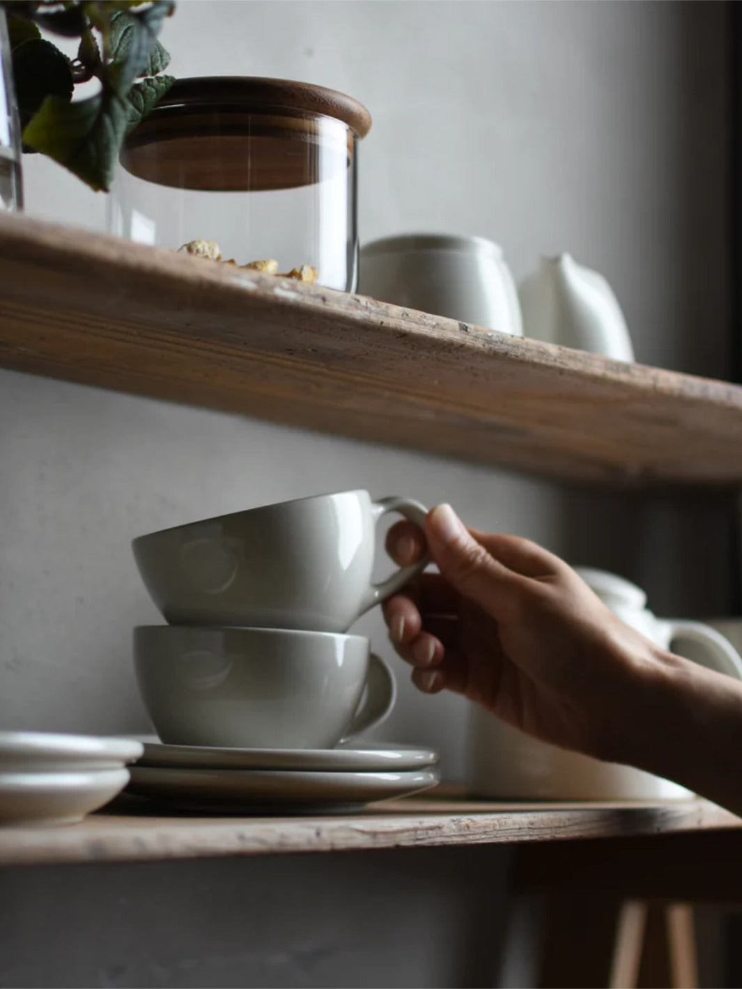 KINTO TOPO Cup & Saucer (200ml/6.8oz) / Coffee Cups | Eight Ounce