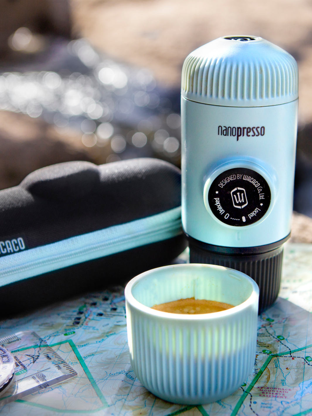 WACACO nanopresso ナノプレッソ ナノベゼル L-CASE WACACO Nanopresso Portable Espresso Maker with NS Adapter